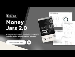 Notion Money Jars System 2.0 gallery image