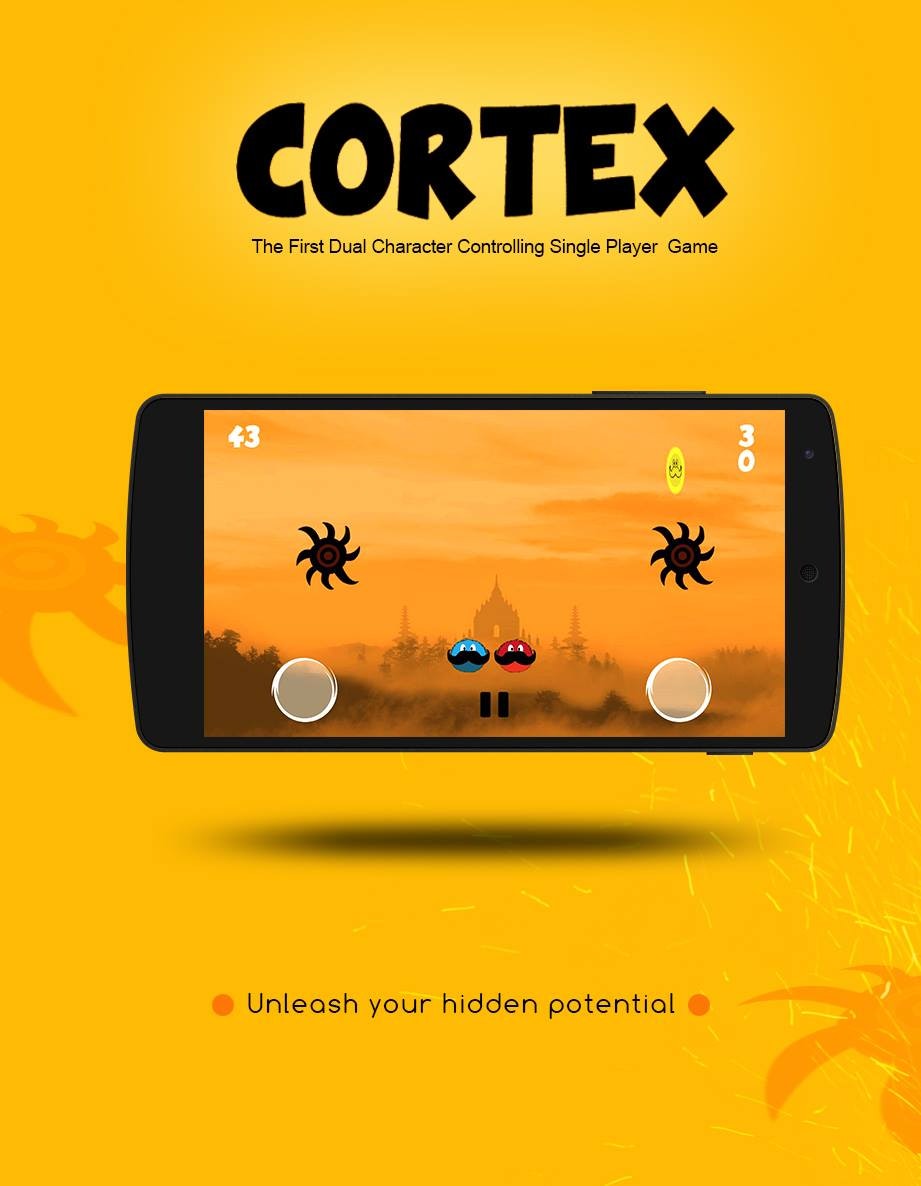 Cortex - First Ever Dual Character Controlled Single Player Infinite Runner Game gallery image