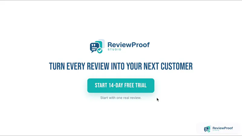 ReviewProof Studio screenshot 1 (video preview)
