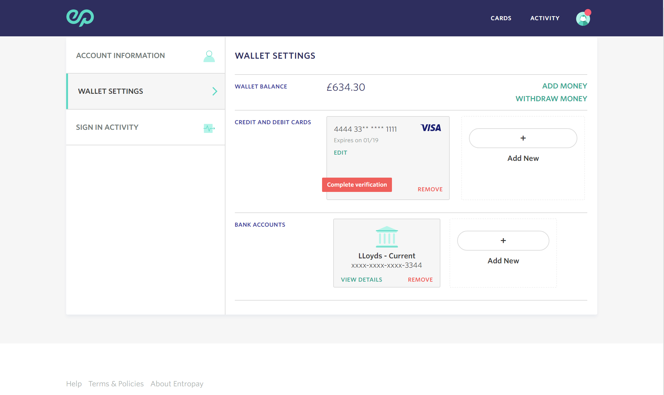 Entropay gallery image