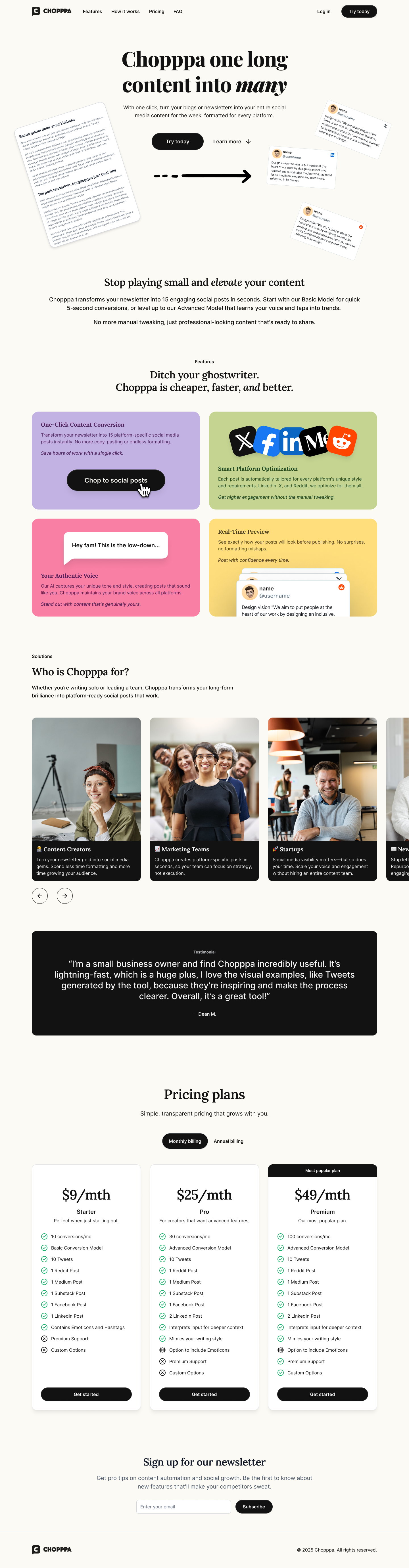 Chopppa - One click content conversion media 7
