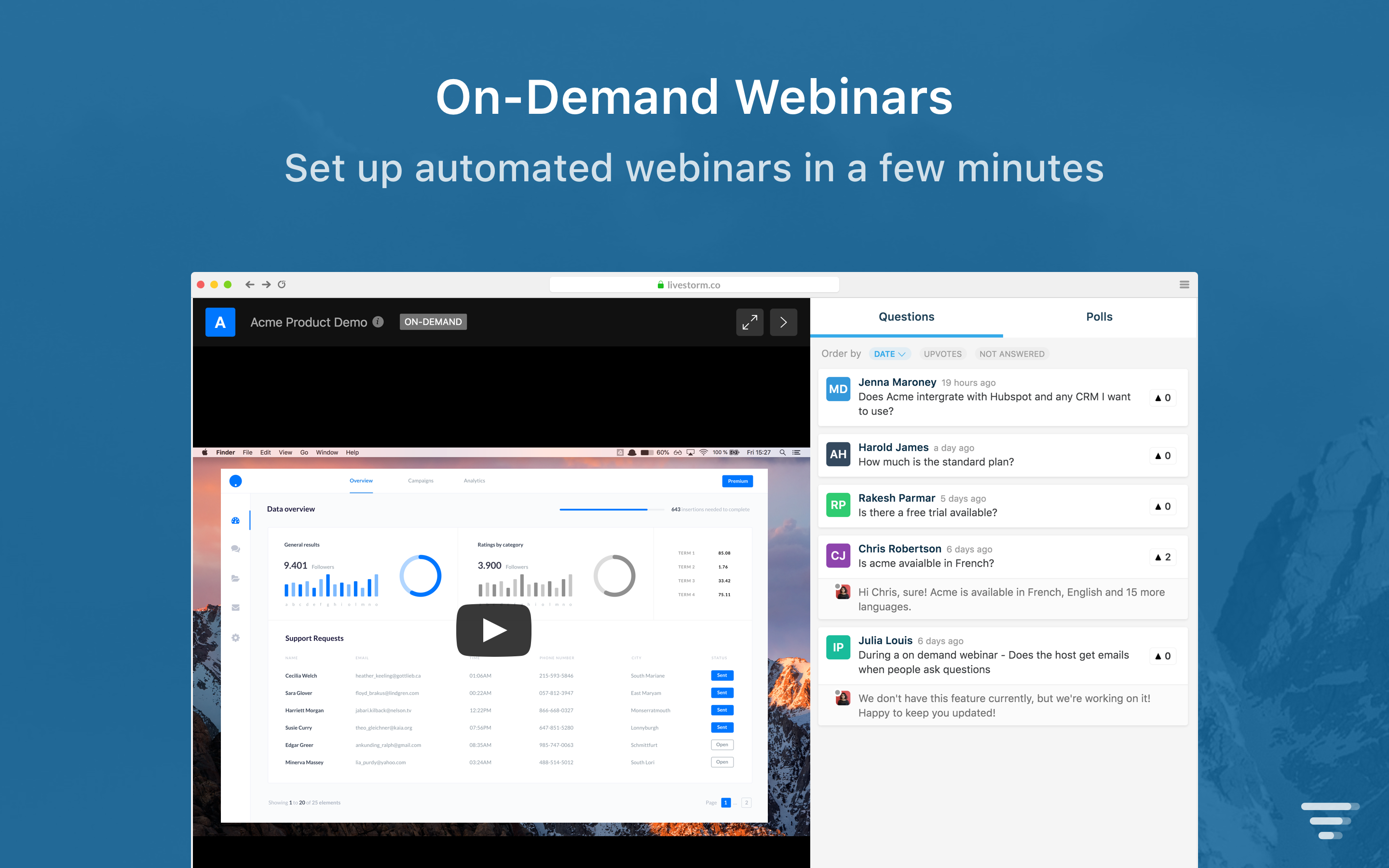 Livestorm Webinars gallery image