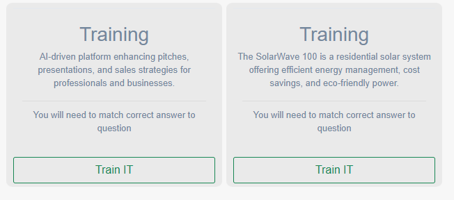 Mídia 7 de Treine meu arremesso - Plataforma de treinamento de vendas movida a IA