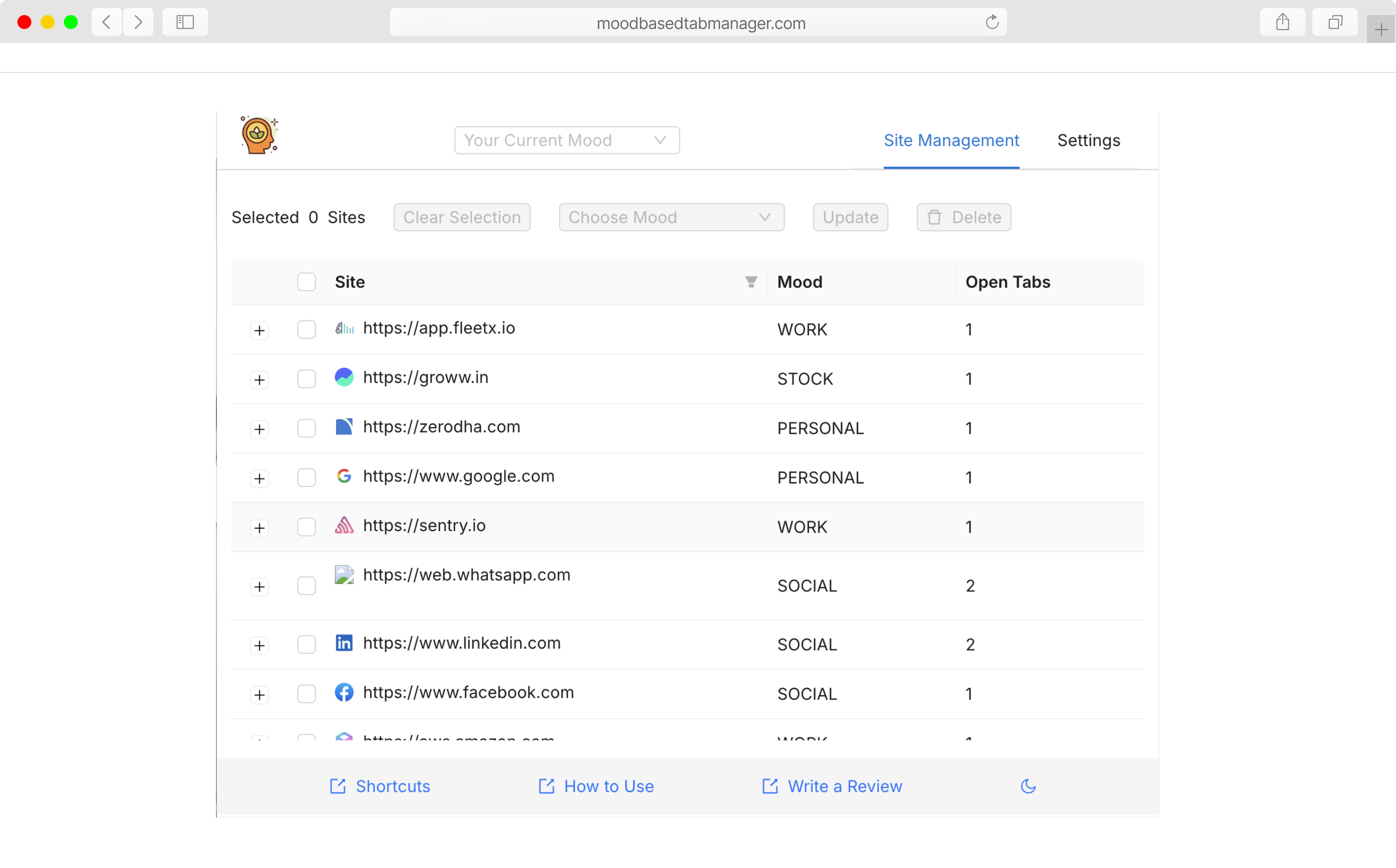 Mood Based Tab Manager media 7