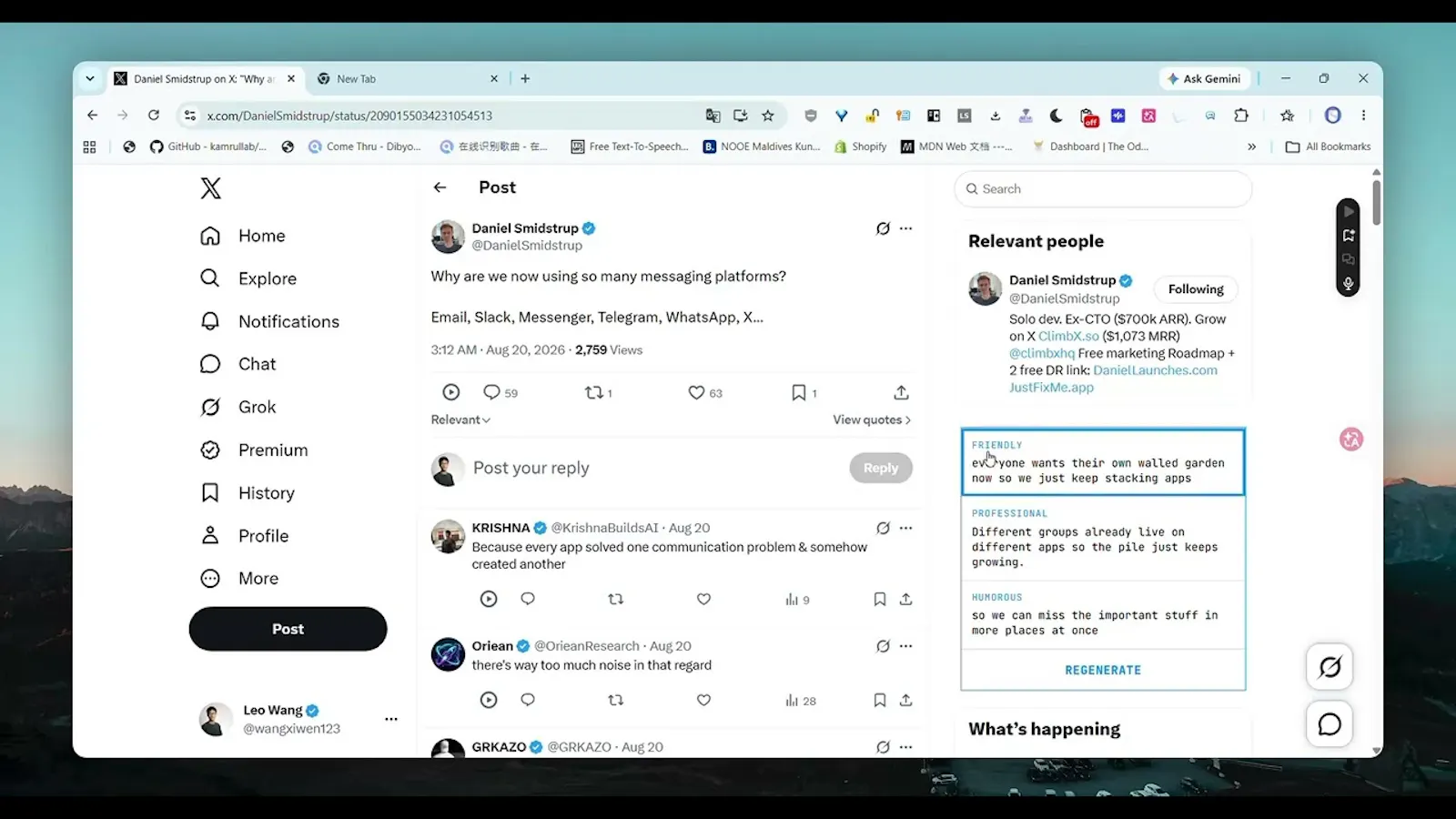 Replyfast screenshot 1 (video preview)