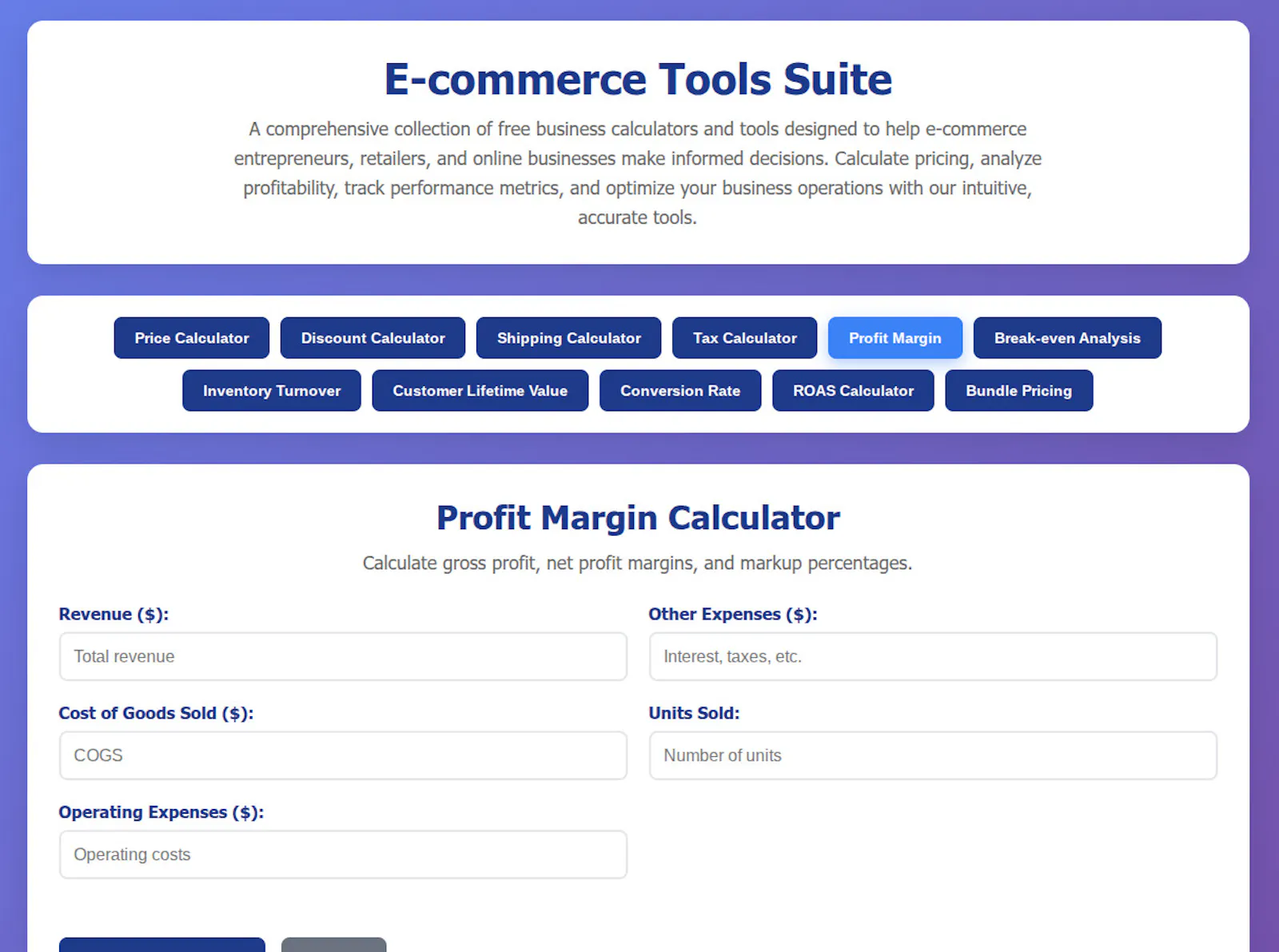 Retail Tool Suite screenshot 1
