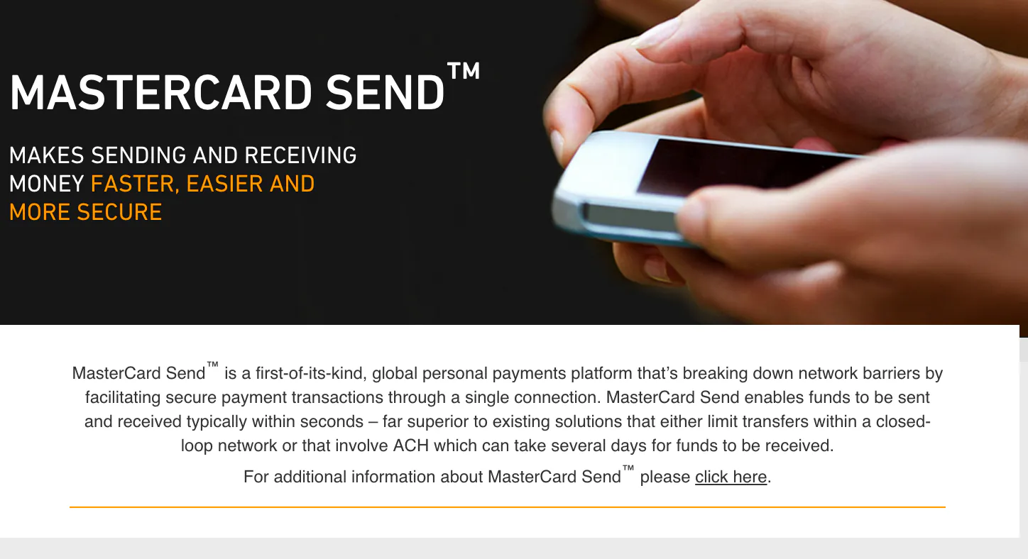 Mastercard Send