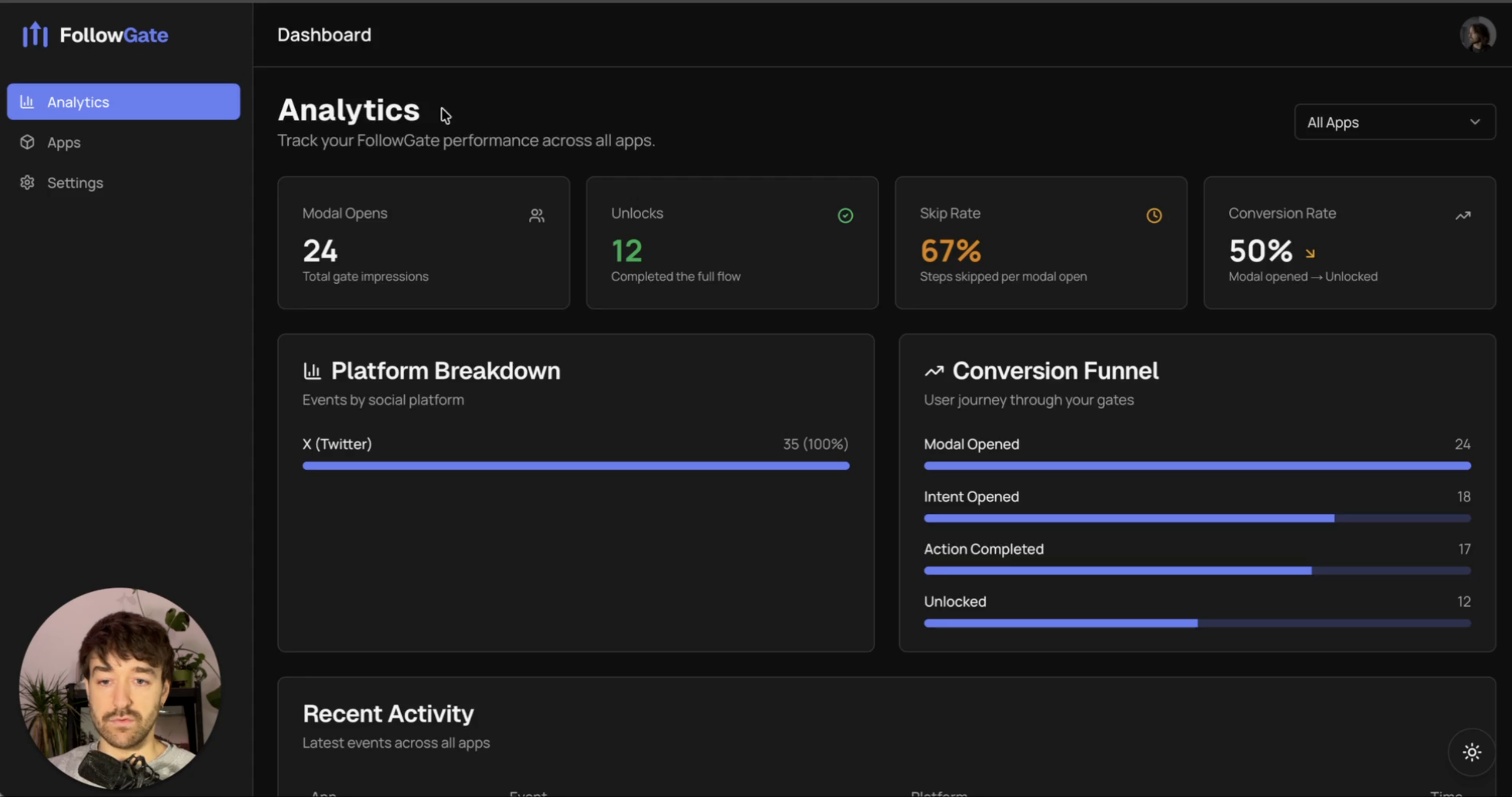 FollowGate - Screenshot 2 showing product features and functionality