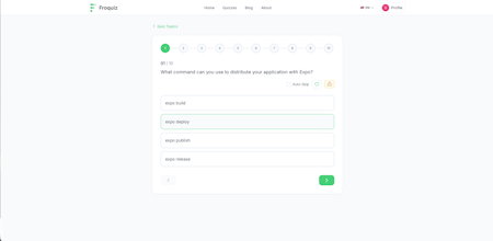 Froquiz gallery image