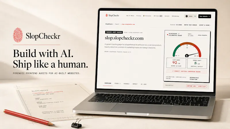 SlopCheckr - Scan your website for AI screenshot 3