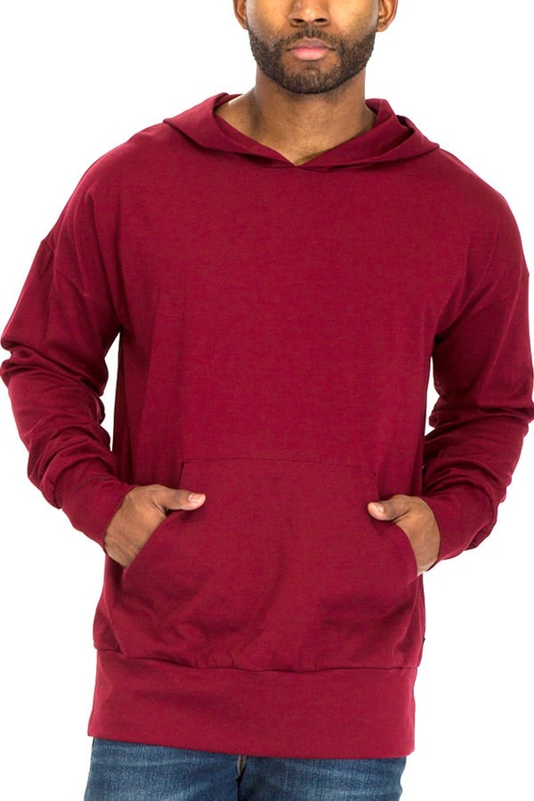 Media Hoodie Lelaki Hitam Klasik 1
