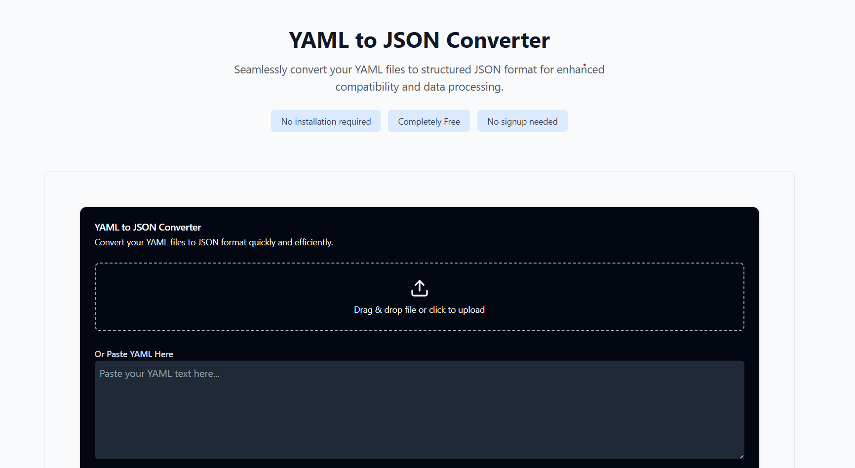 YAML'yi çevrimiçi olarak JSON'a dönüştürün - Ücretsiz Yaml Dönüştürücü Aracı medya 1