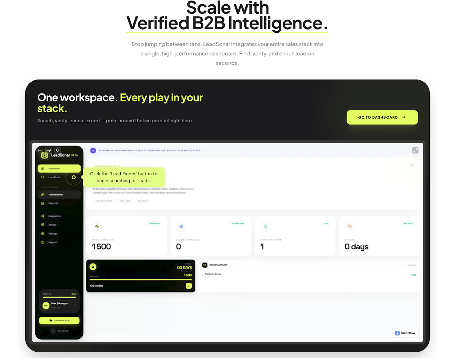 LeadSonar screenshot 2