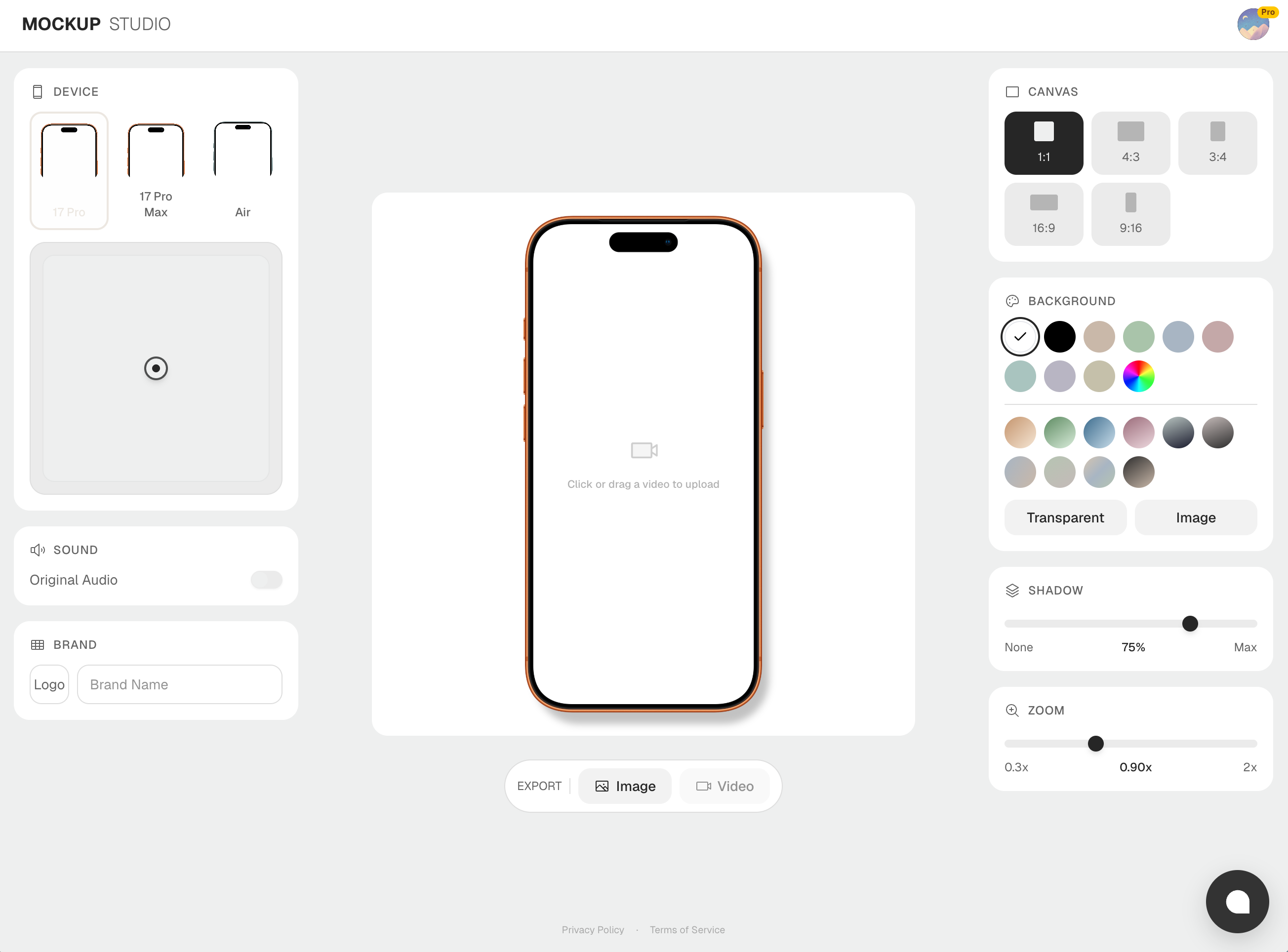 Mockup Studio - Screenshot 2 showing product features and functionality