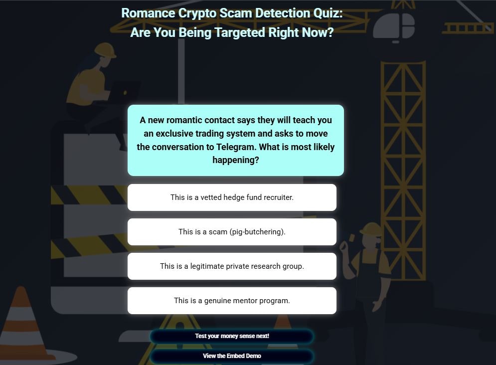 Financial Scam & Fraud Awareness Quizzes gallery image
