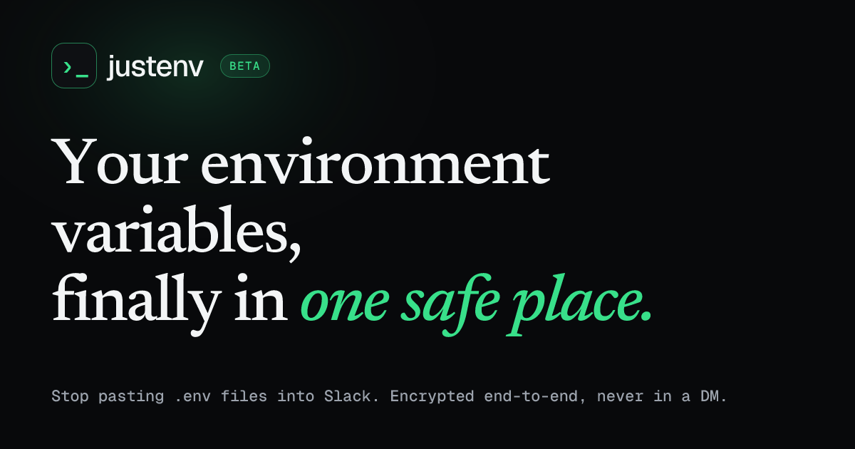 JustEnv gallery image