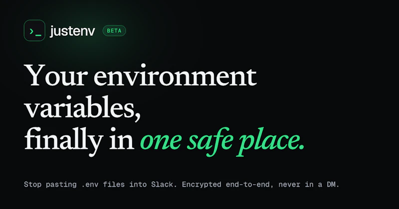 JustEnv screenshot 3