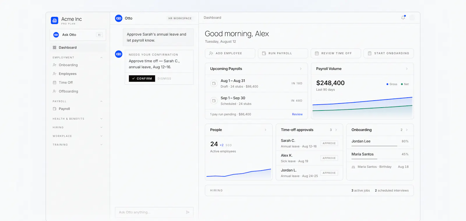 Otto HR screenshot 2