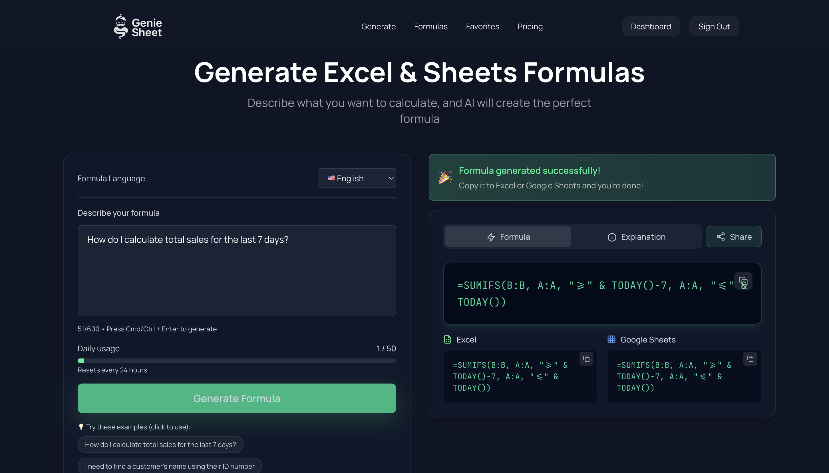 GenieSheet gallery image