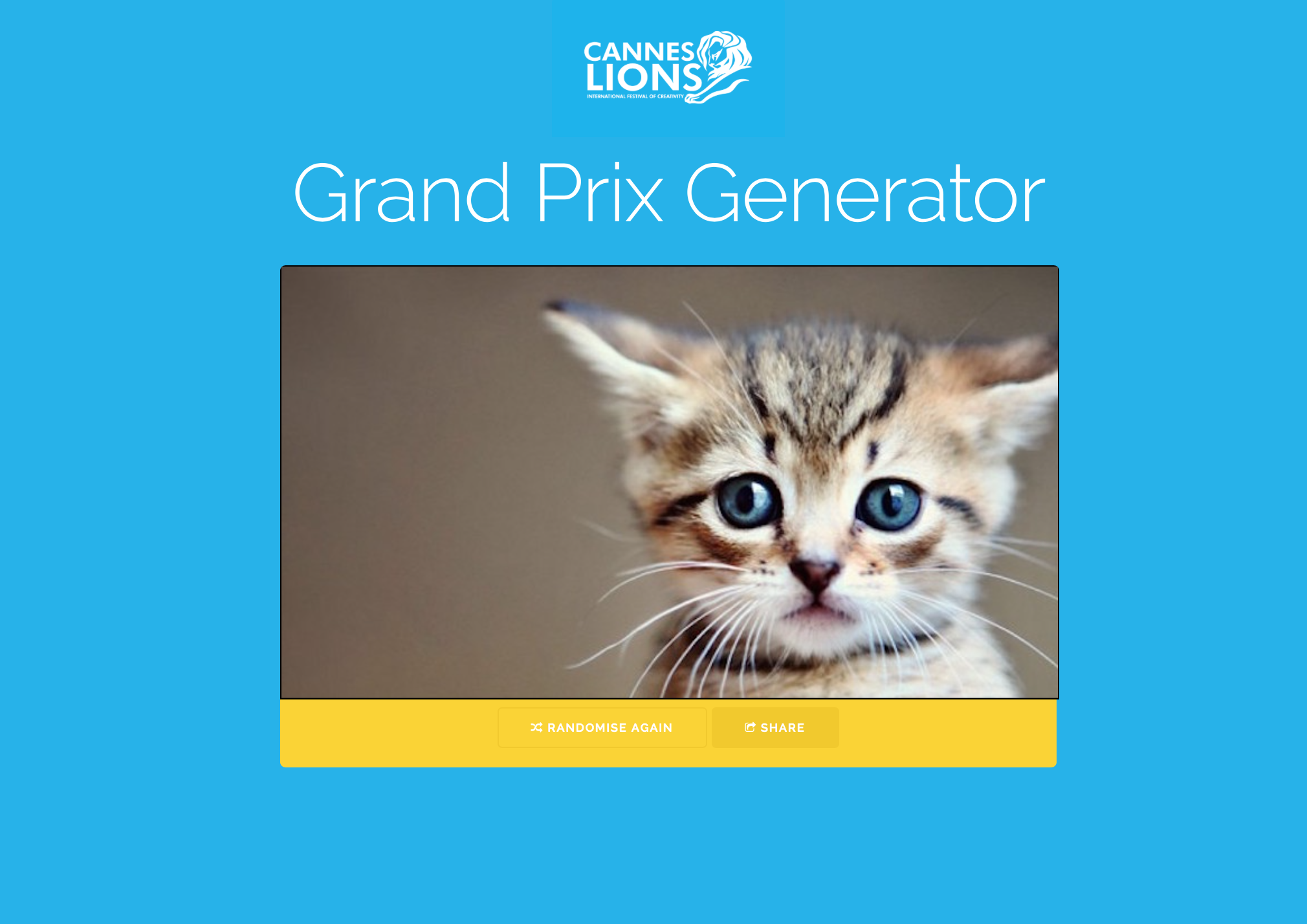Cannes Grand Prix Generator gallery image