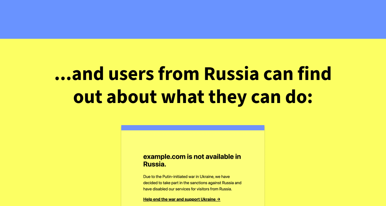 Redirect Russia gallery image