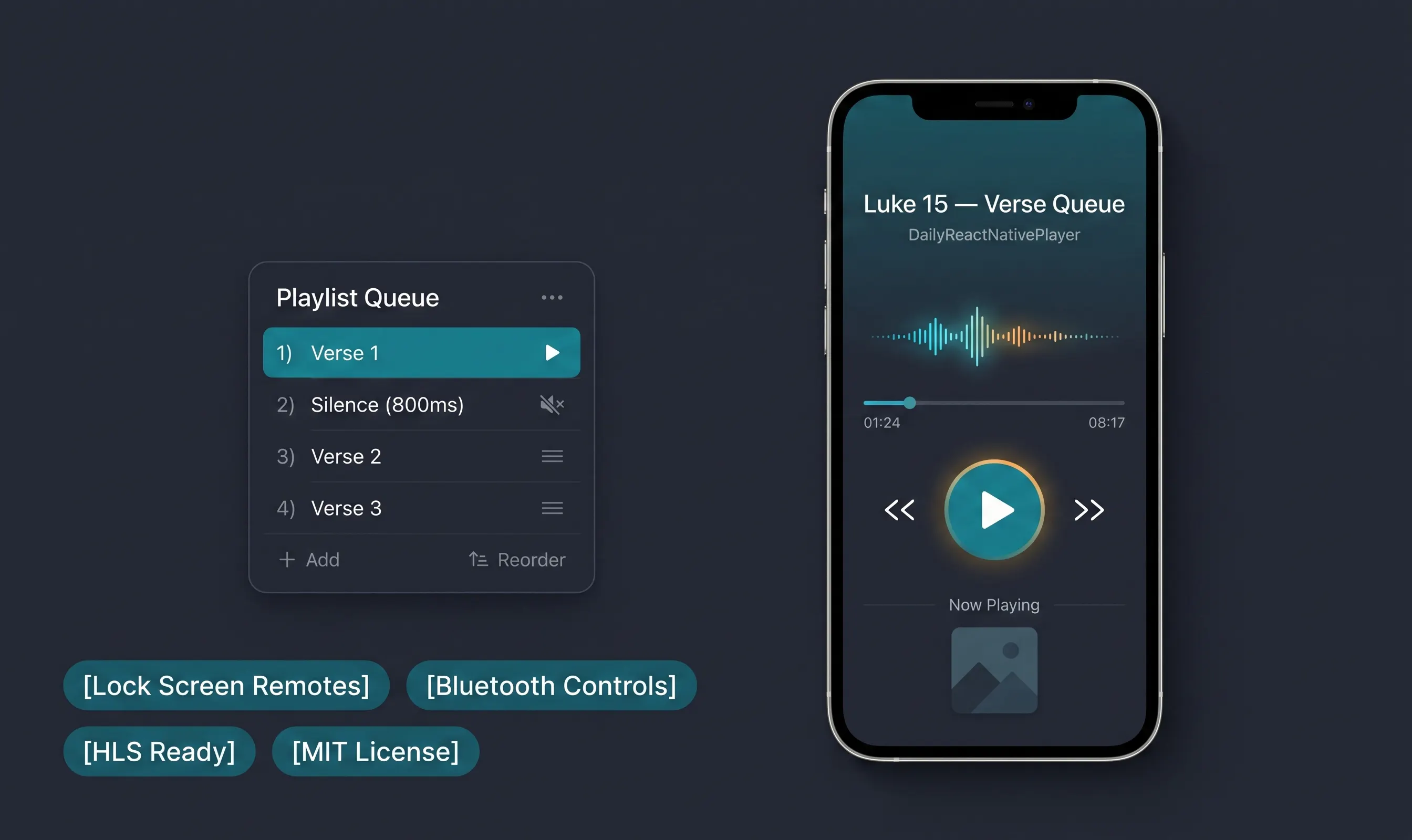 Daily React Native Player logo