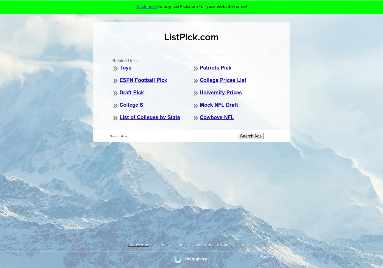 Listpick