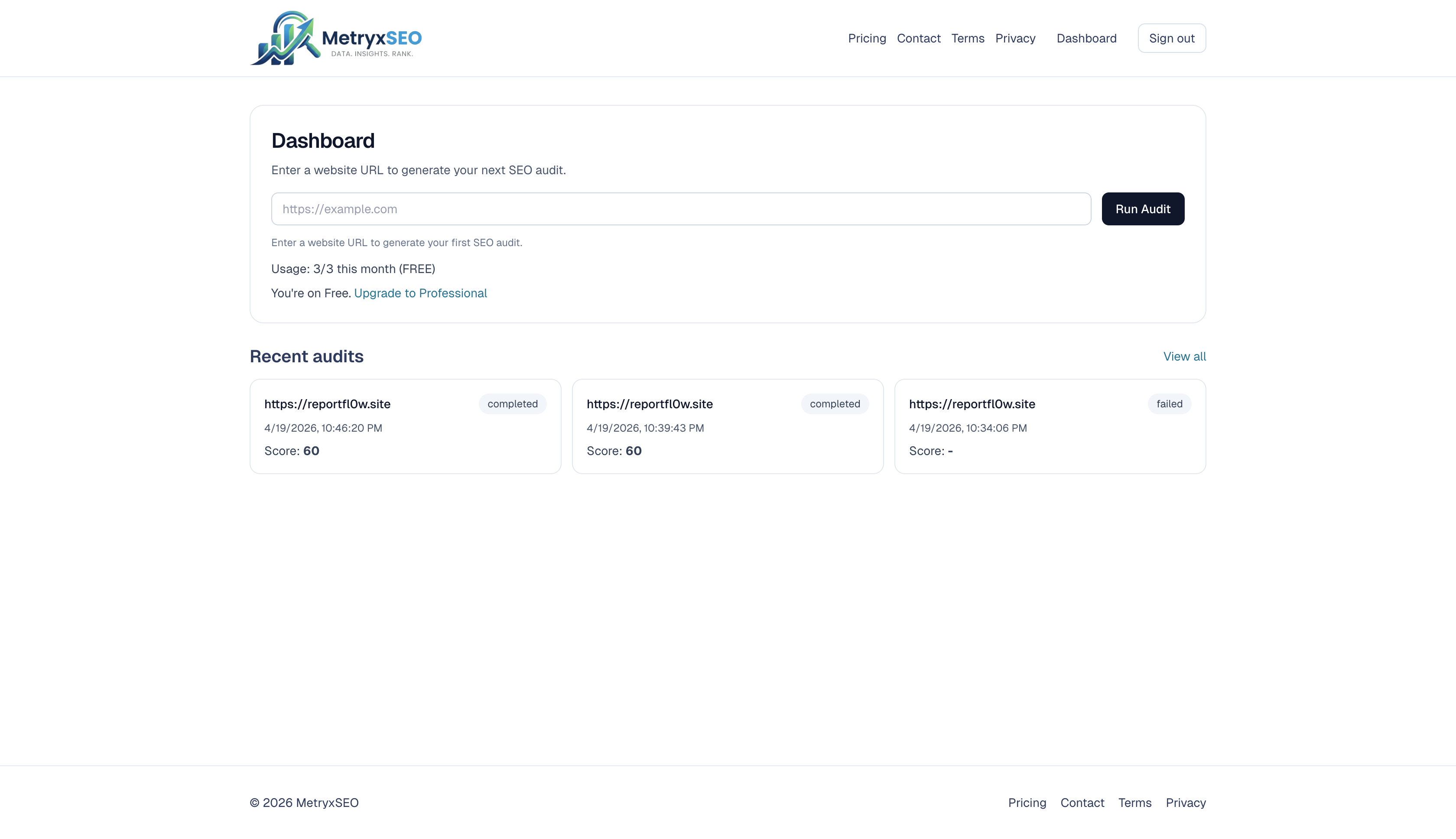 MetryxSEO gallery image