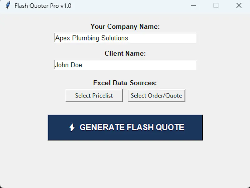Flash Quoter Pro screenshot 2