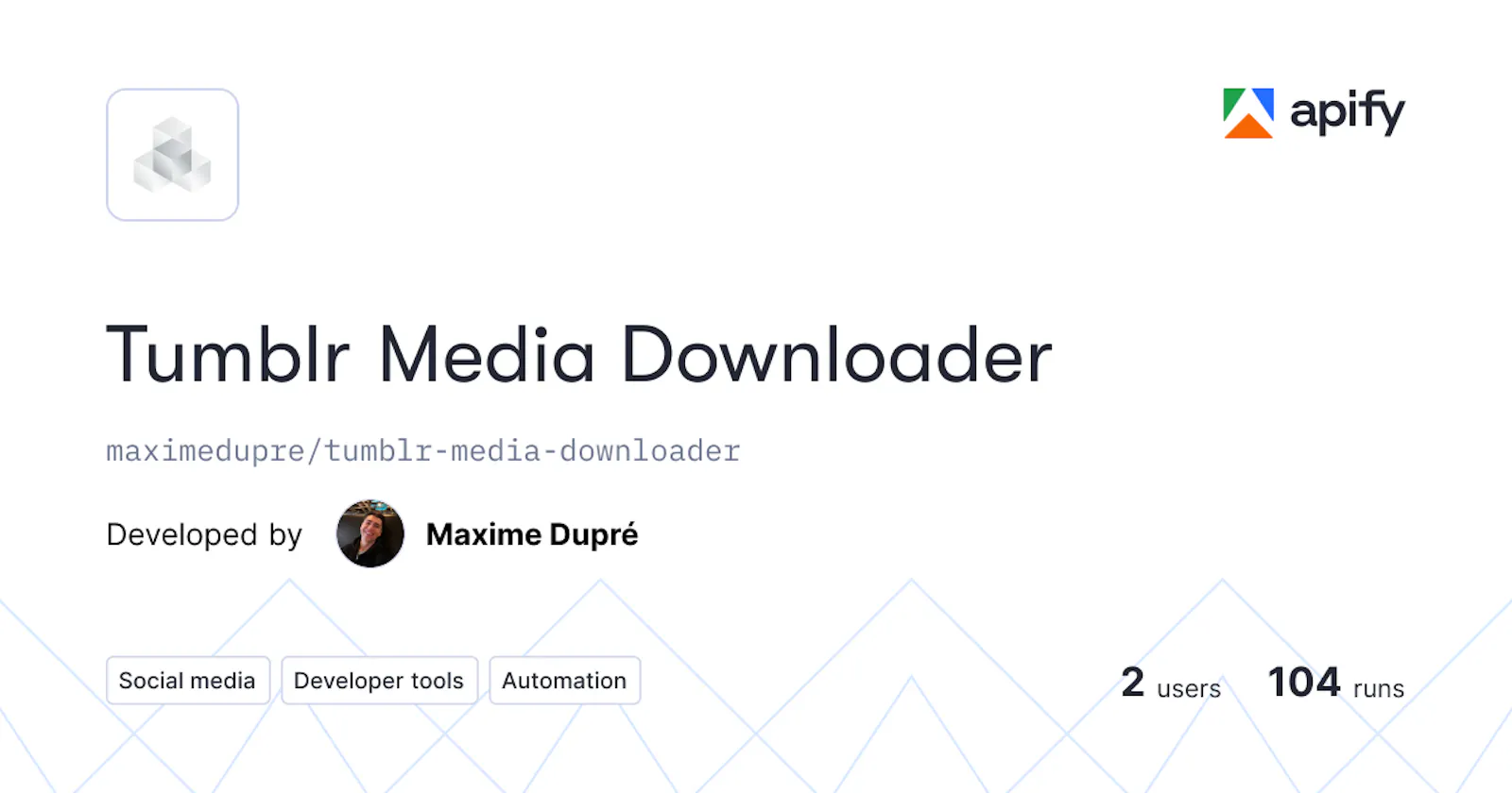 Tumblr Media Downloader screenshot 1