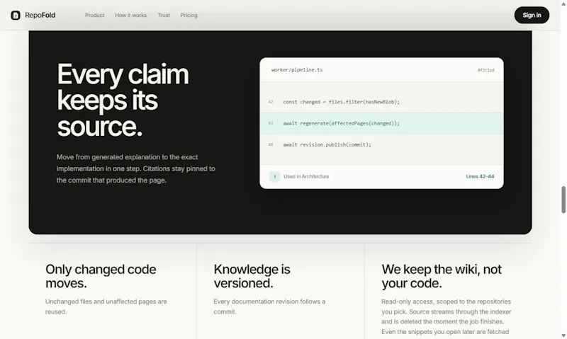 RepoFold screenshot 3