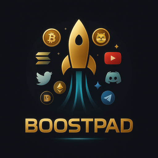 BoostPad.io - Product Hunt launch logo and brand identity