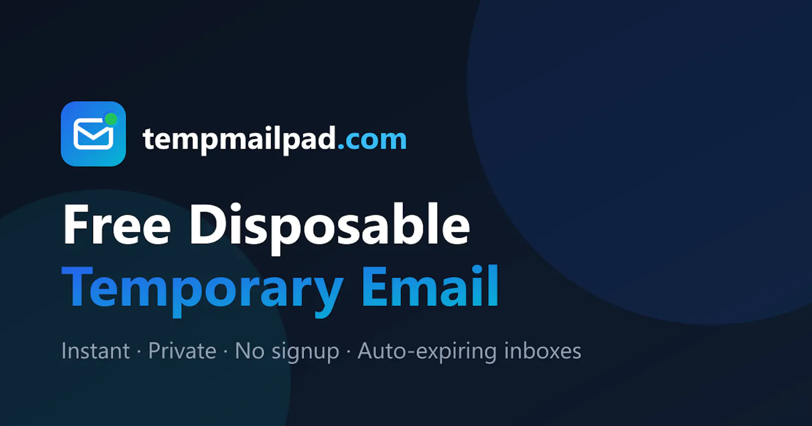tempmailpad screenshot 1