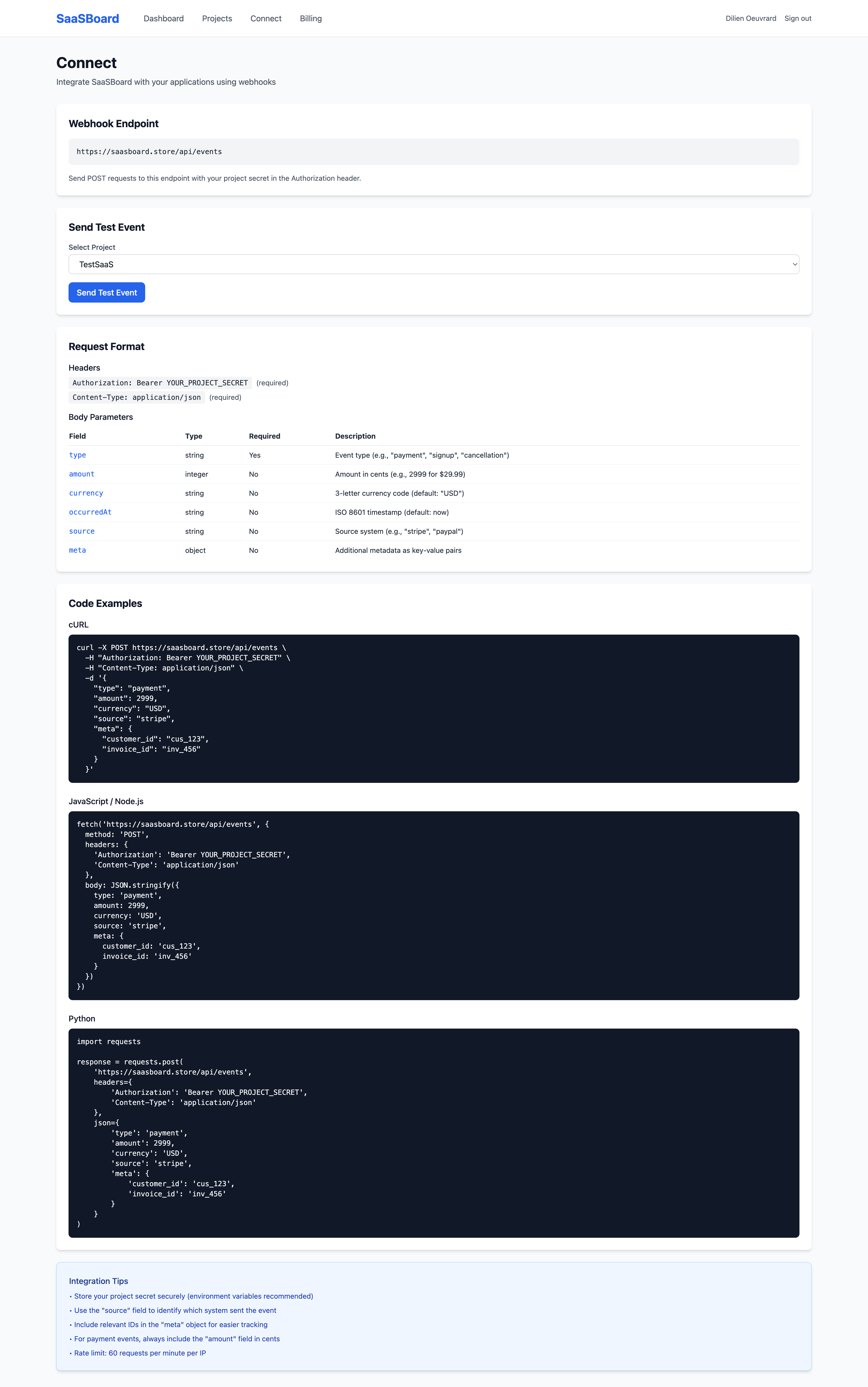 SaaSBoard - Screenshot 3 showing product features and functionality