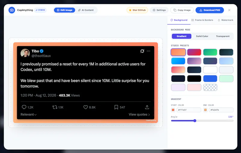 CapAnything screenshot 2
