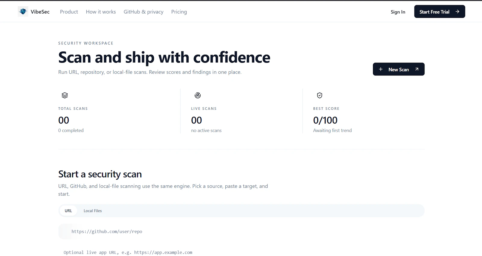 VibeSec-scan screenshot 3
