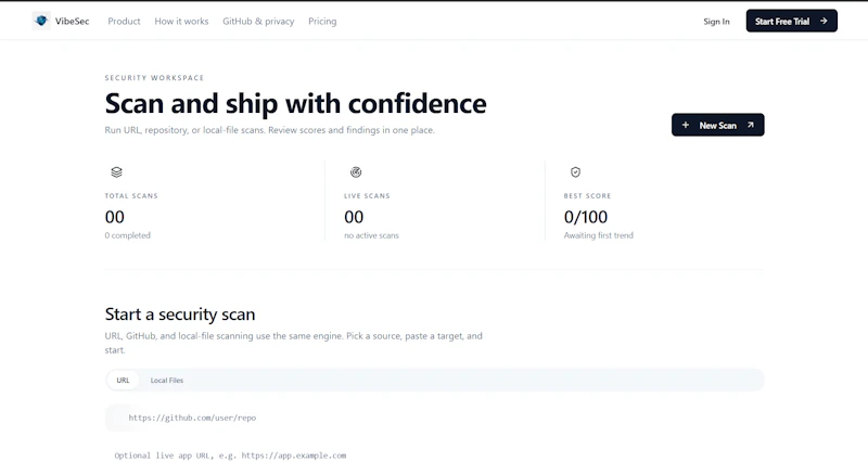 VibeSec-scan screenshot 3