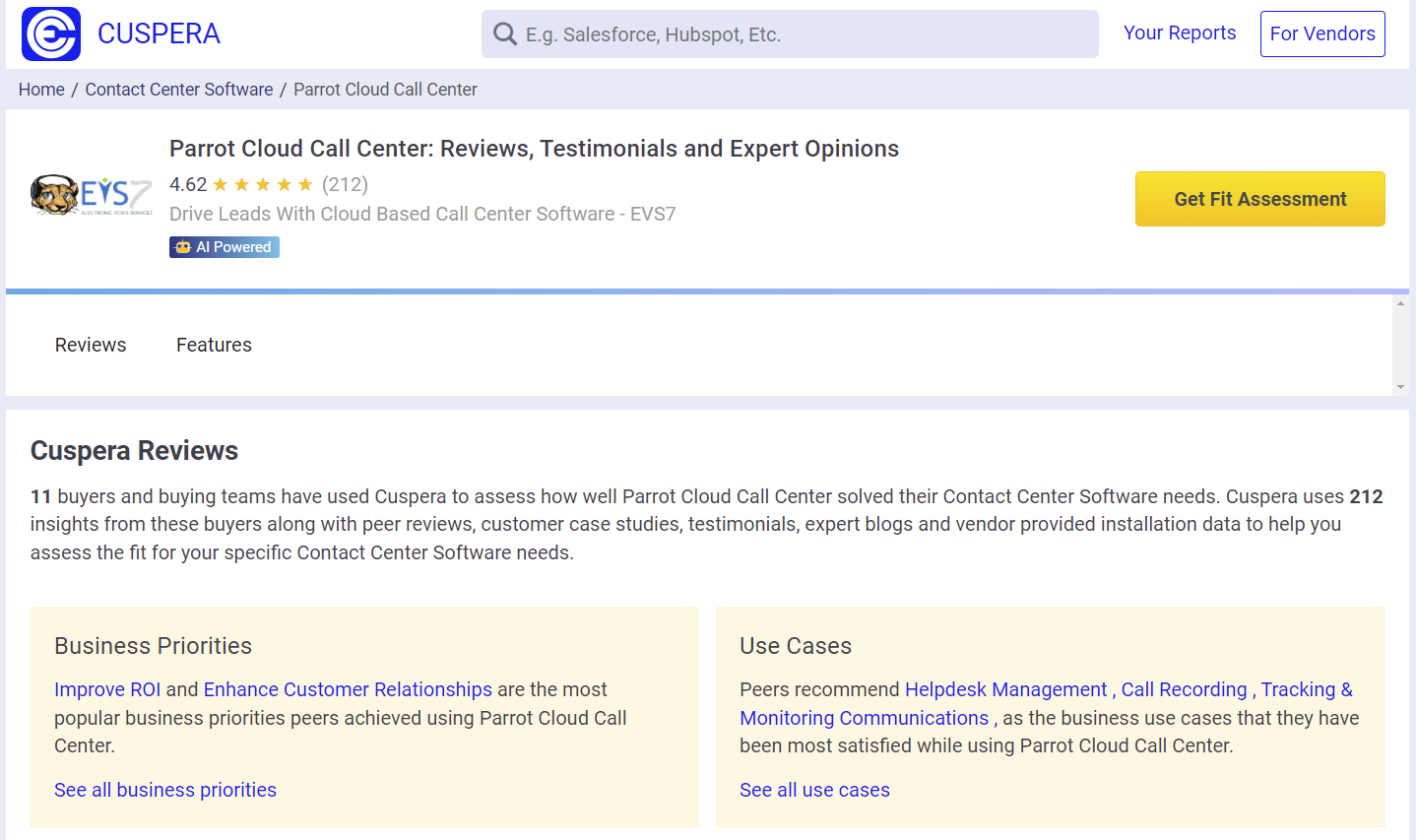 Parrot Cloud Call Center  gallery image