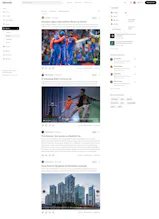 Glowist: Blog Website Template HTML gallery image