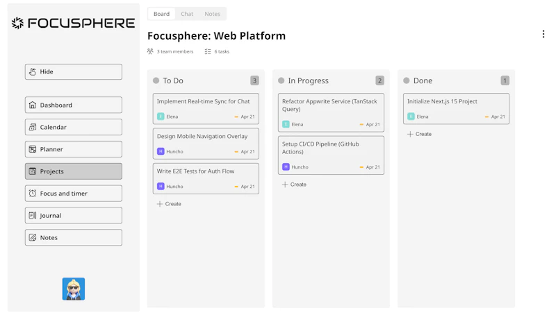 Focusphere screenshot 5