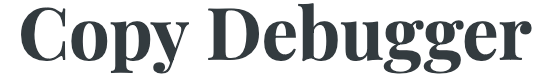Copy Debugger