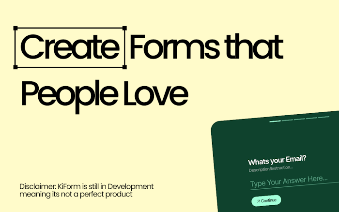 KiForm (beta)产品图