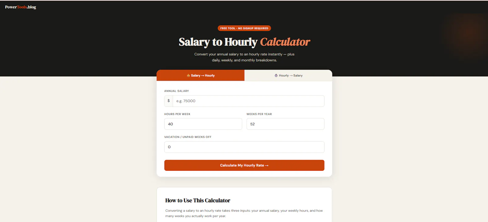 PowerTools.blog screenshot 1