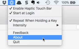 Haptic Touch Bar media 1