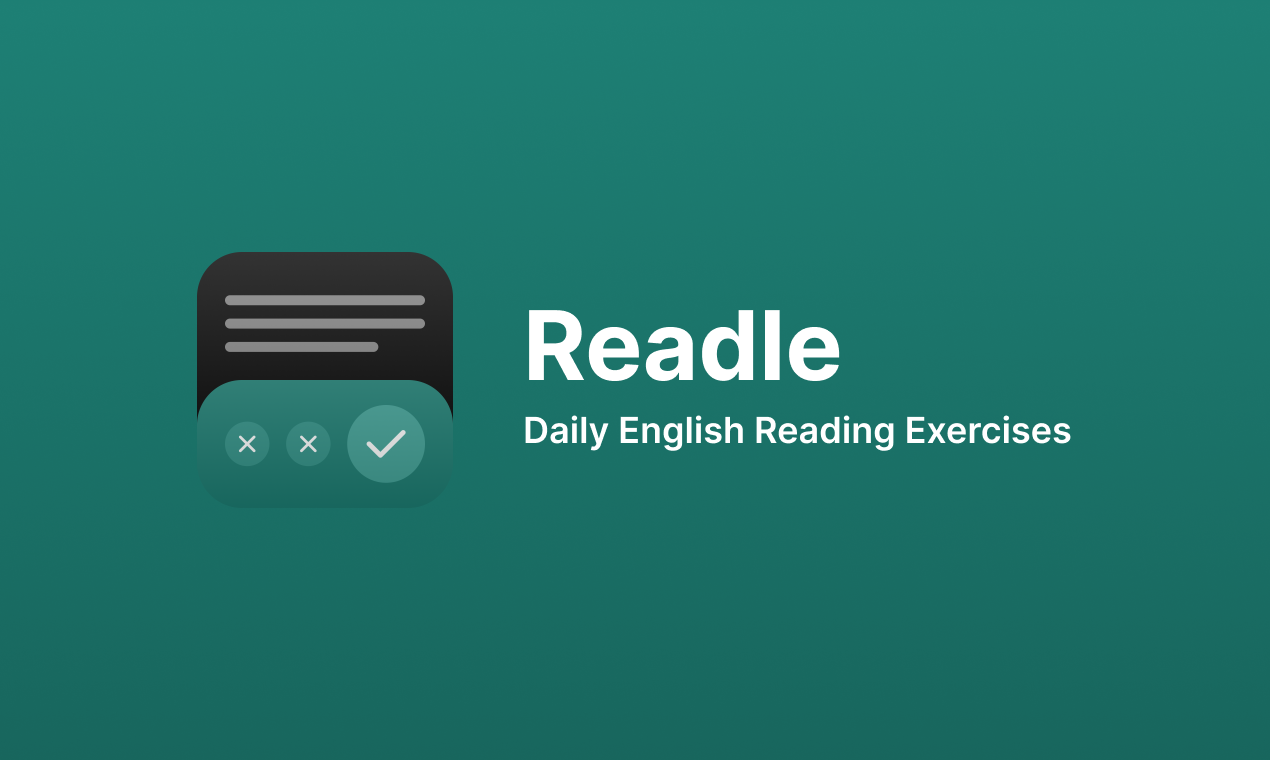 startuptile Readle-Daily English Reading Exercises