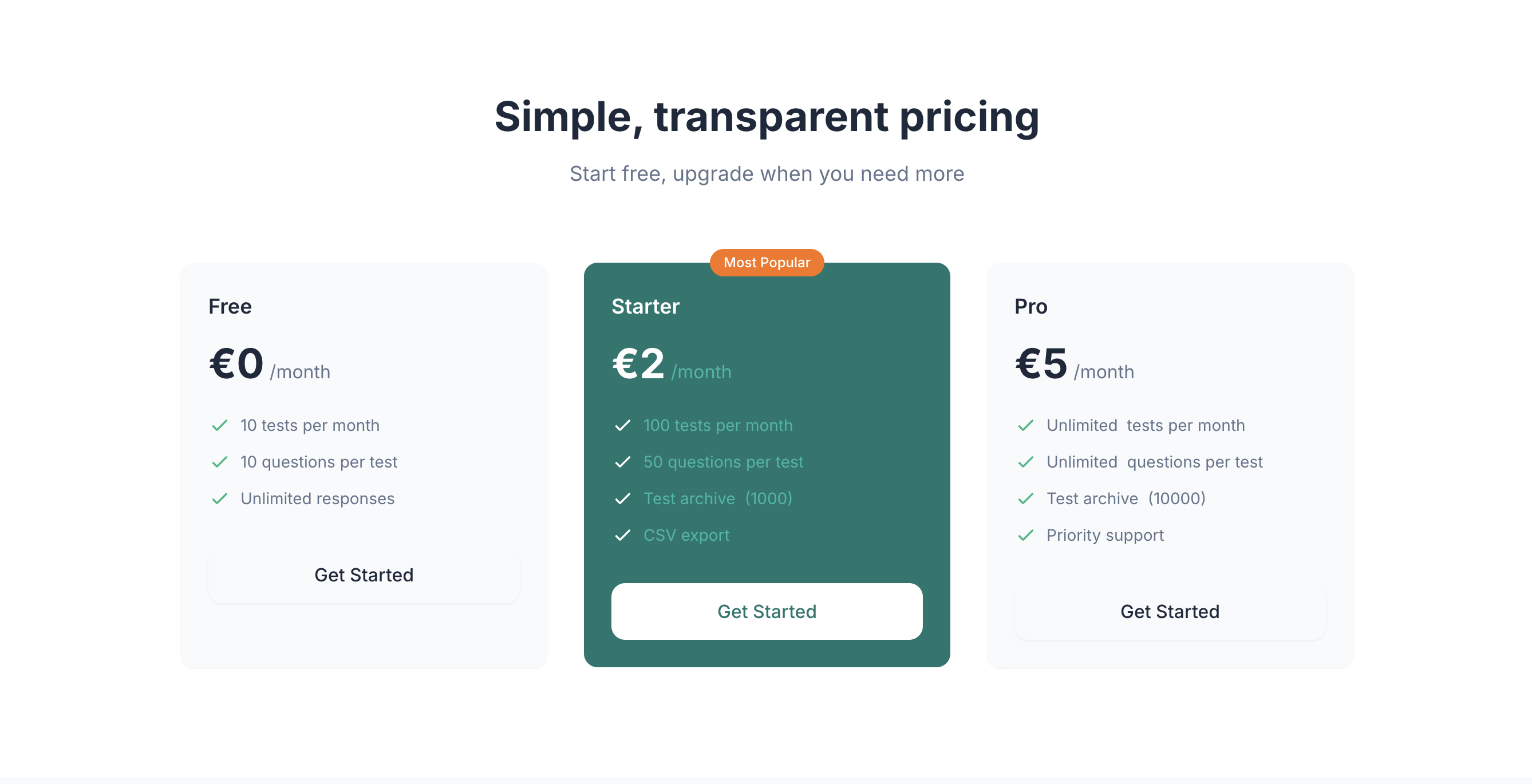NoPaperTest.com - Screenshot 2 showing product features and functionality