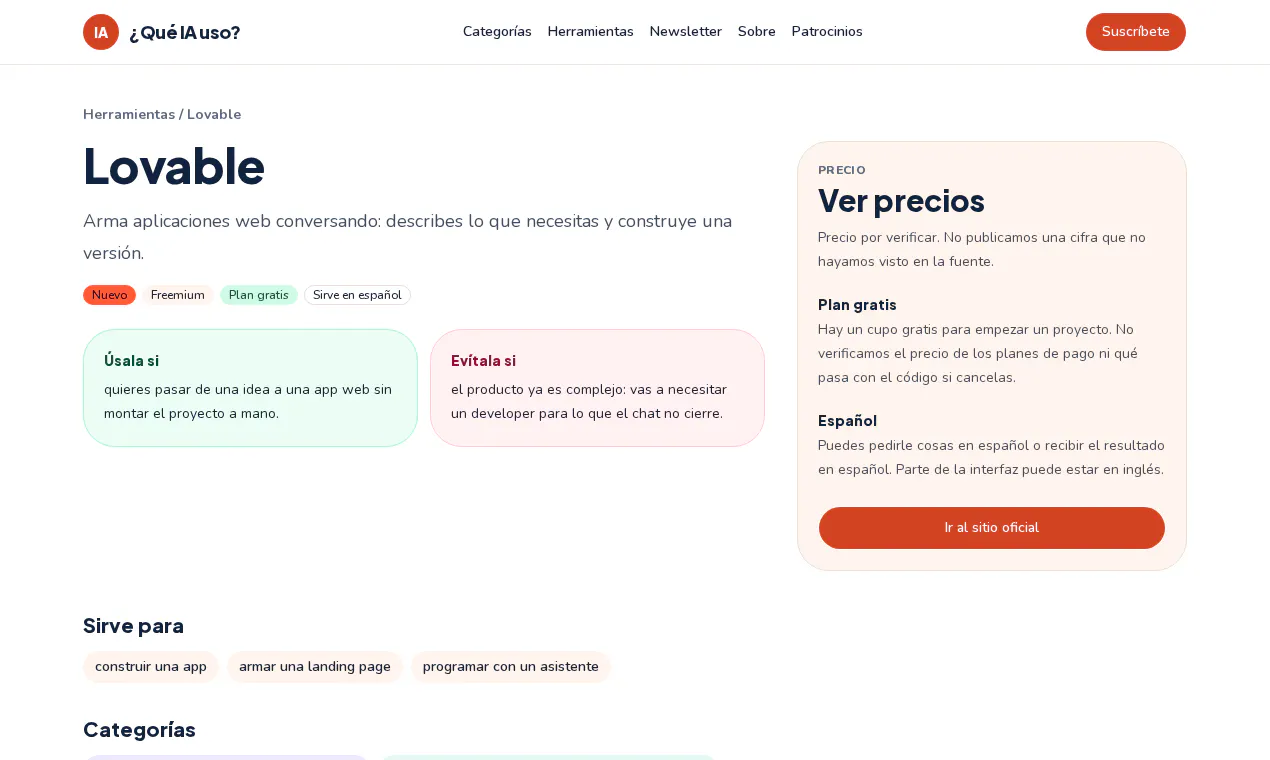 ¿Qué IA uso? gallery image