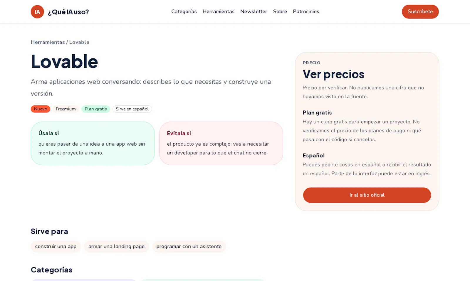 ¿Qué IA uso? screenshot 4