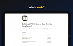Building UI/UX Case Studies from Scratch media 2