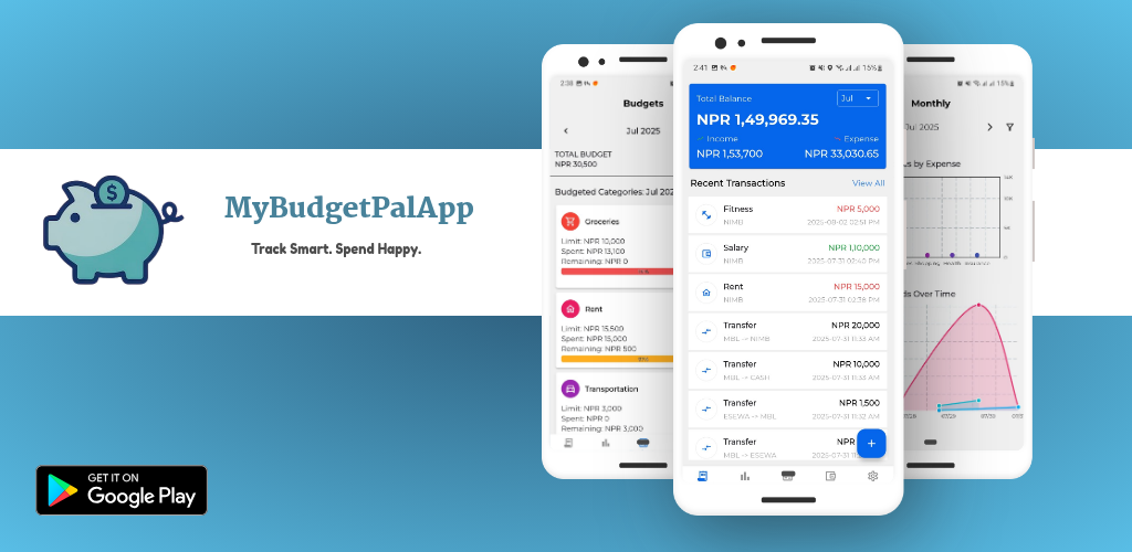 MyBudgetPal: kostenstracker - Volg kosten, plan budgetten en bespaar meer met myBudgetPal media 1